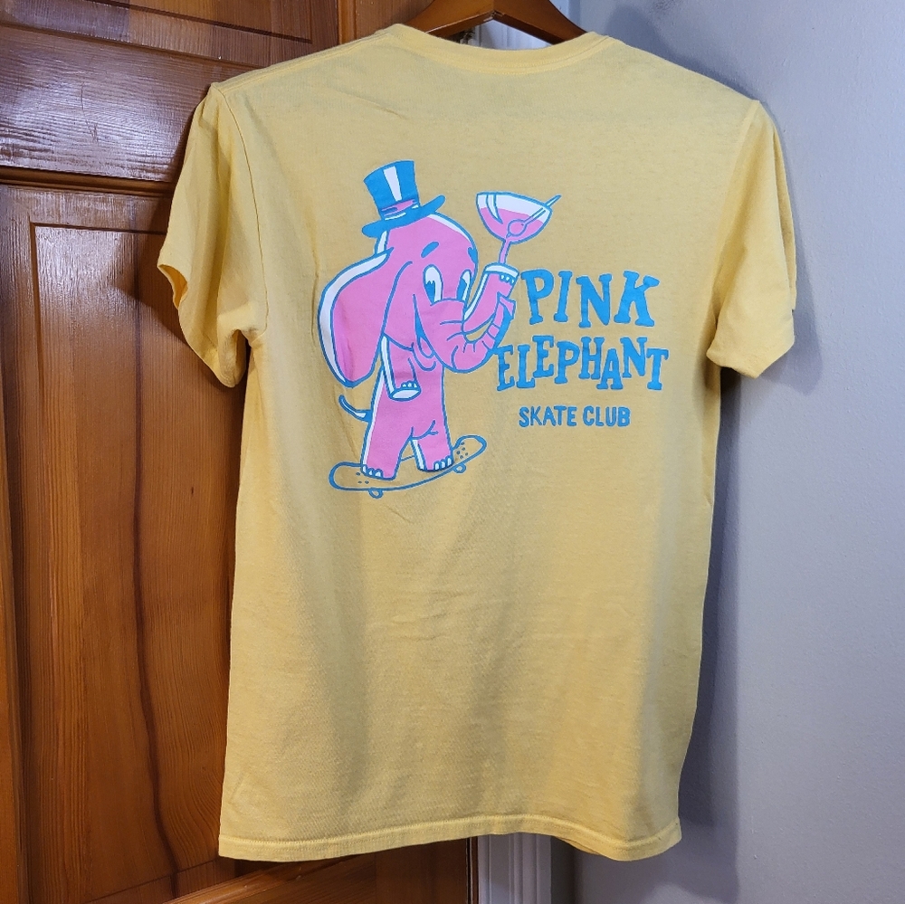 Pink Elephant Skate Club Graphic Tee